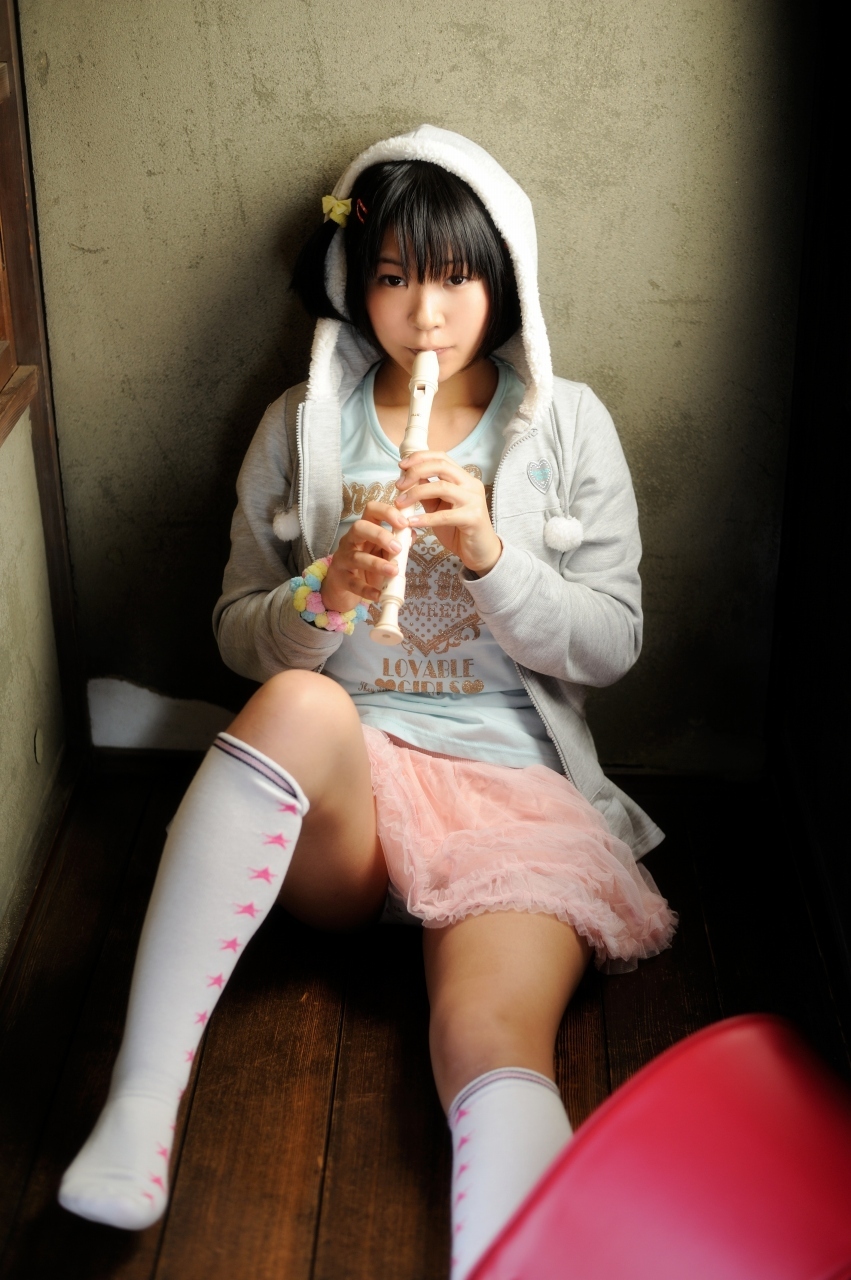 [Cosplay] Hot Flute Student - Pigtails & Perfect Ass